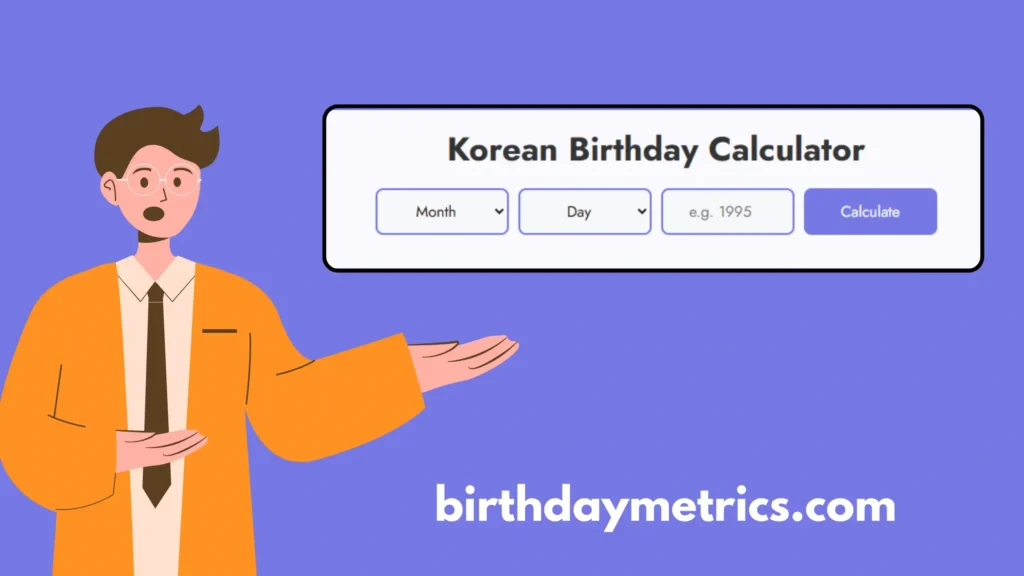 Korean Birthday Calculator