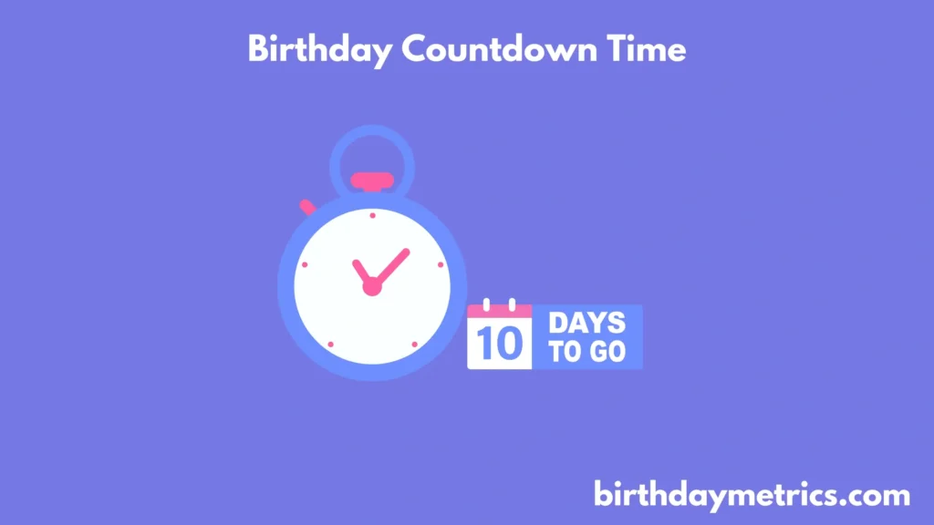 Birthday Countdown Timer