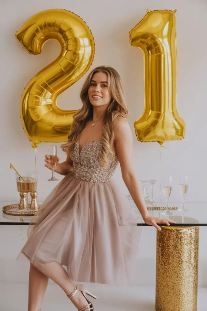 Classy 21st Birthday Photoshoot Ideas