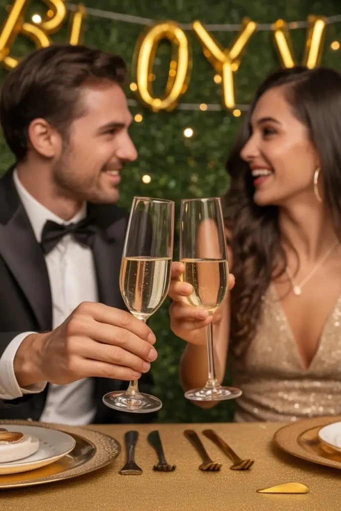 Champagne Toast Together