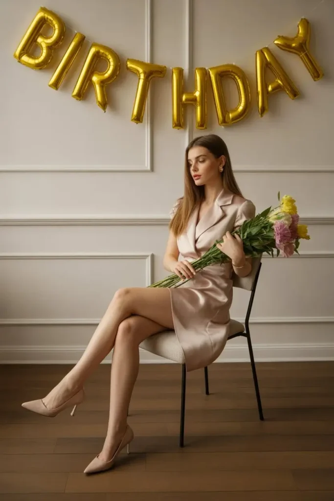 Sitting Elegantly with Props