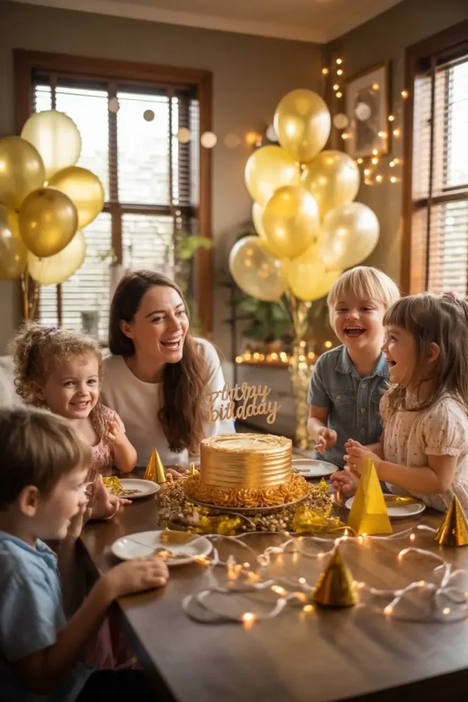 At-Home Golden Celebration Ideas