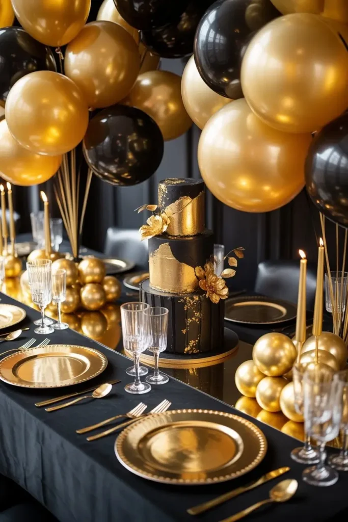 Gold & Black Luxe Theme
