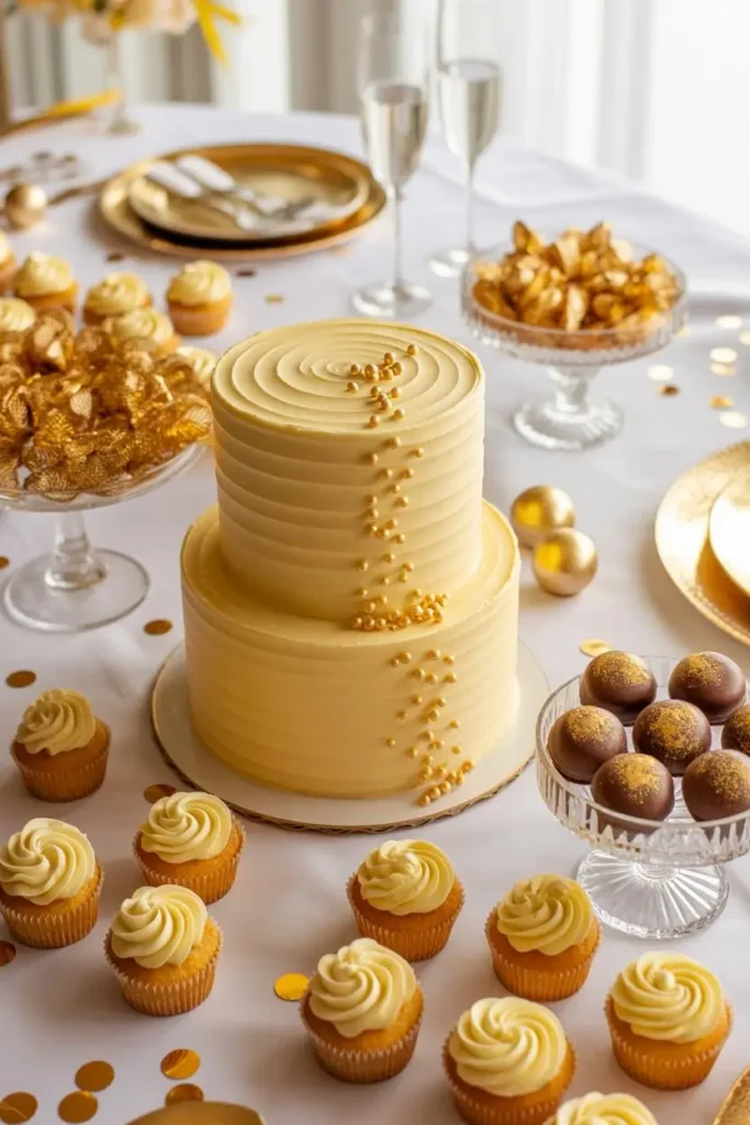 Golden Birthday Food, Snacks & Cake Ideas