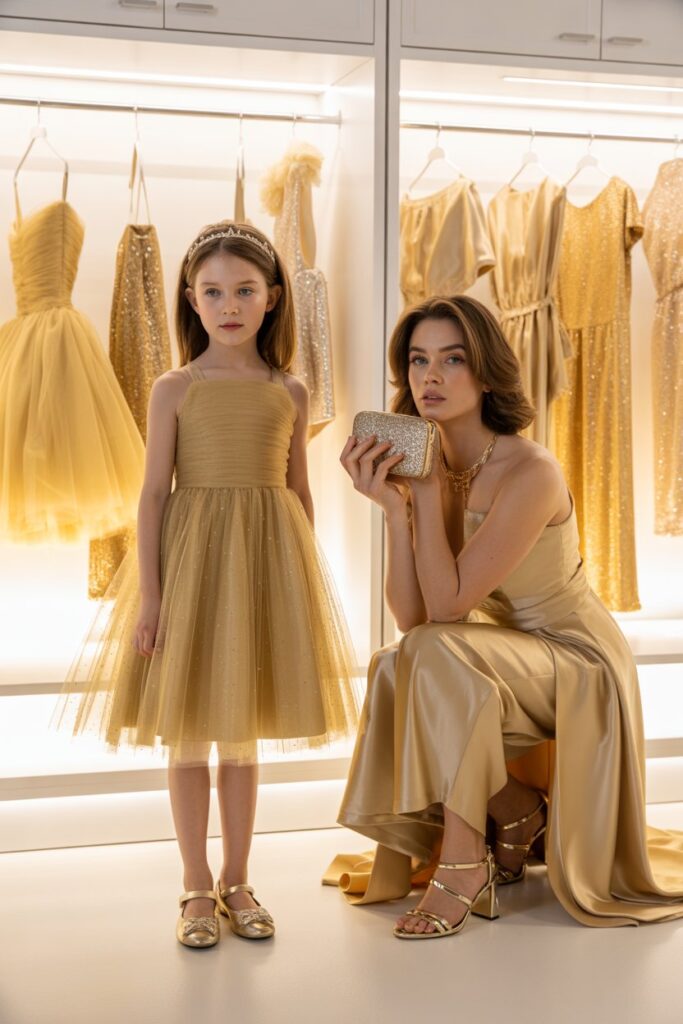 Gold Outfits for Girls & Women