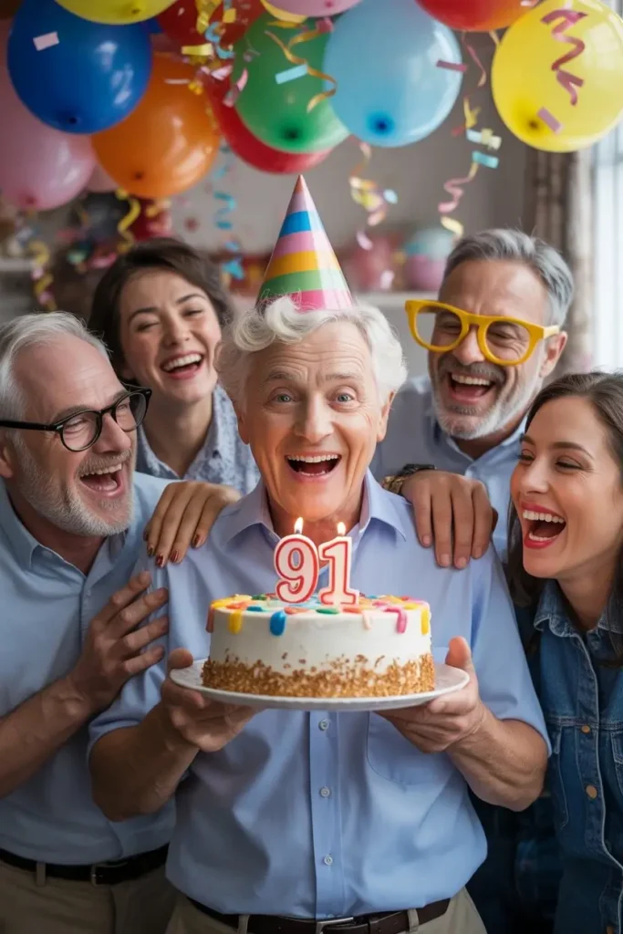Funny 91st Birthday Wishes