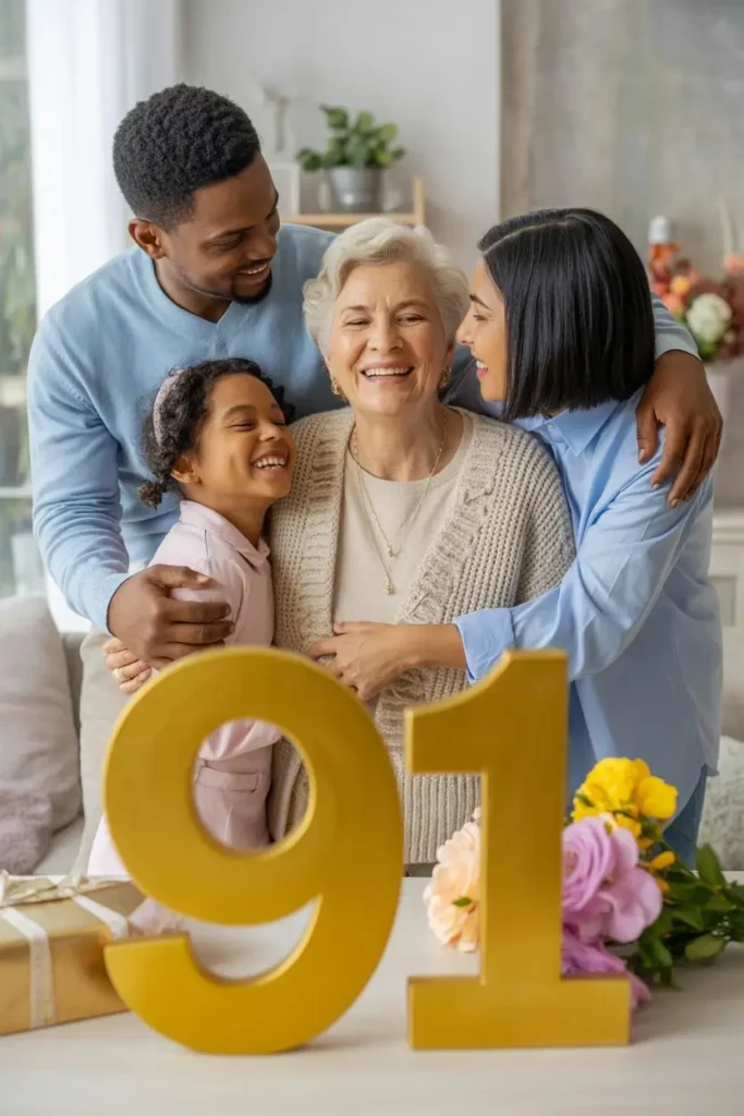 91st Birthday Wishes for Mom