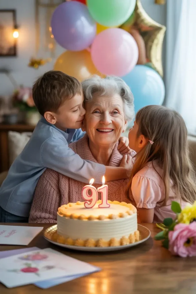 91st Birthday Wishes for Grandma
